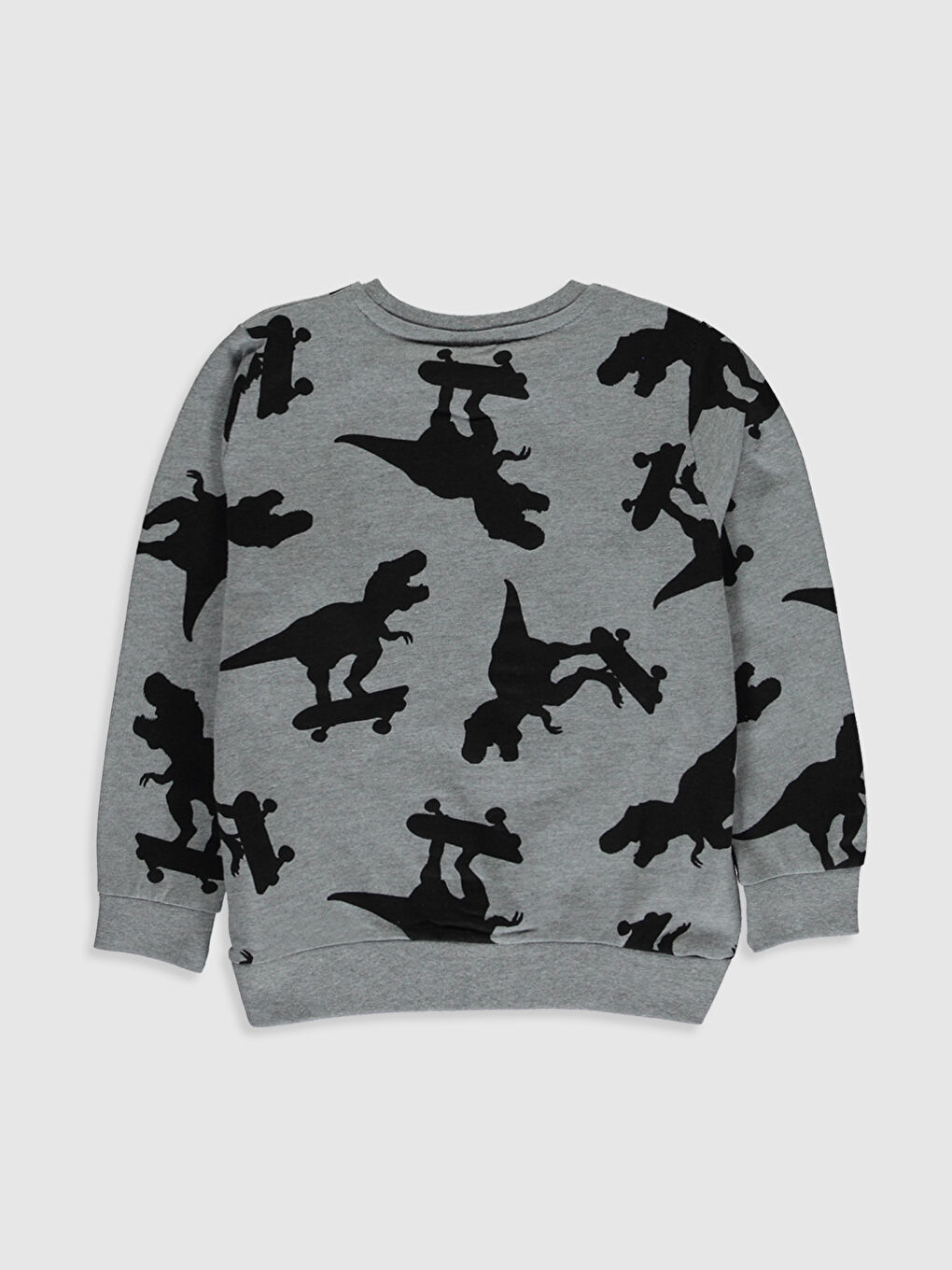 Футболка с длинным рукавом и круглым вырезом для мальчиков-1