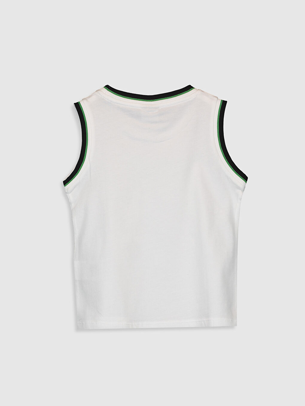 Круглий виріз горловини Принтована Бавовняна Майка для хлопчика-2