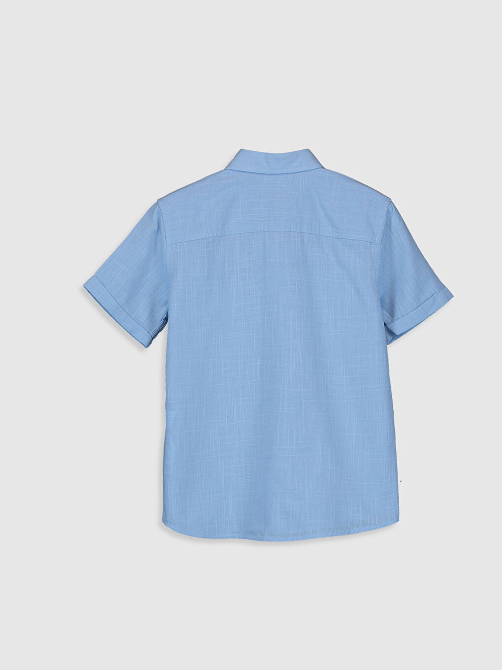 LCW Kids Basic Short Sleeve Boy's Oxford Shirt -0S8201Z4-JUL