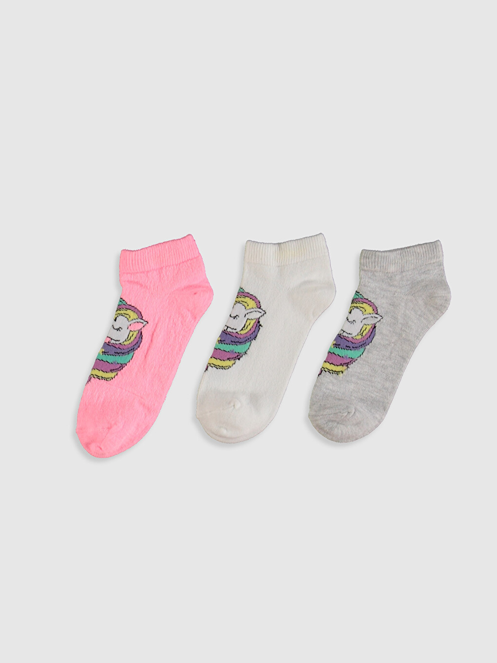 3-pack Girl's Trainer Socks-1