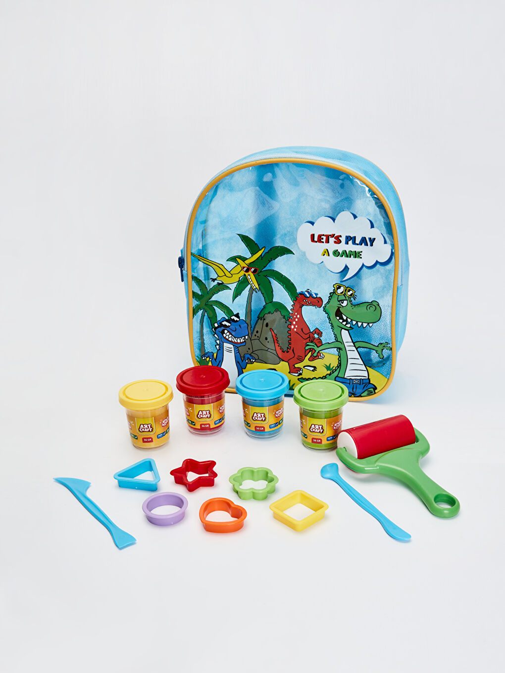 Erkek Çocuk Sırt Çantalı Oyun Hamuru-1