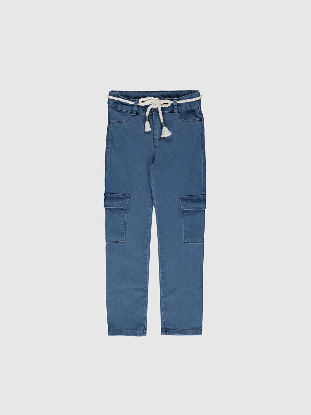 İndigo Basic Kız Çocuk Jean Pantolon-1