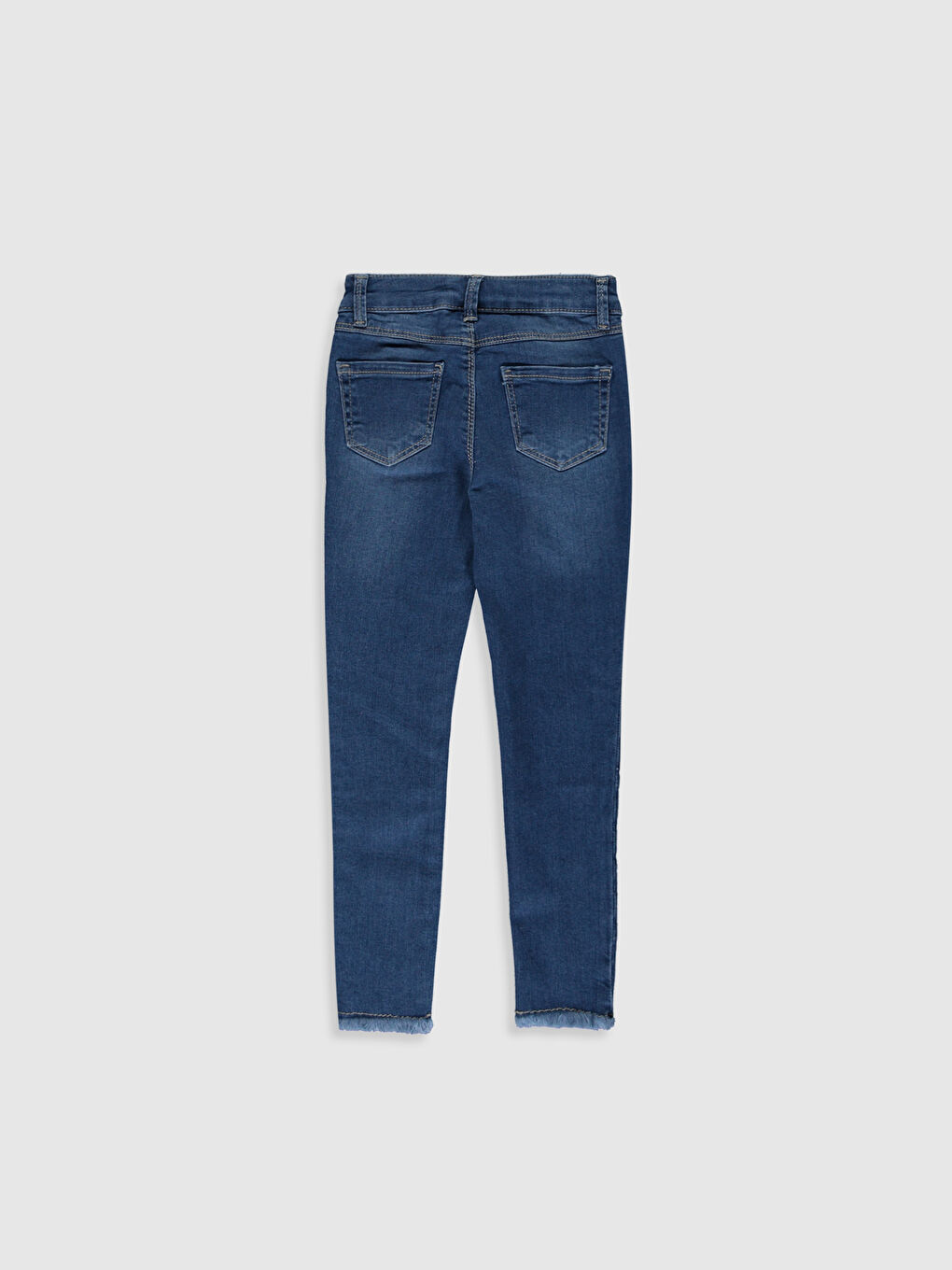 İndigo Skinny Fit Kız Çocuk Jean Pantolon-1