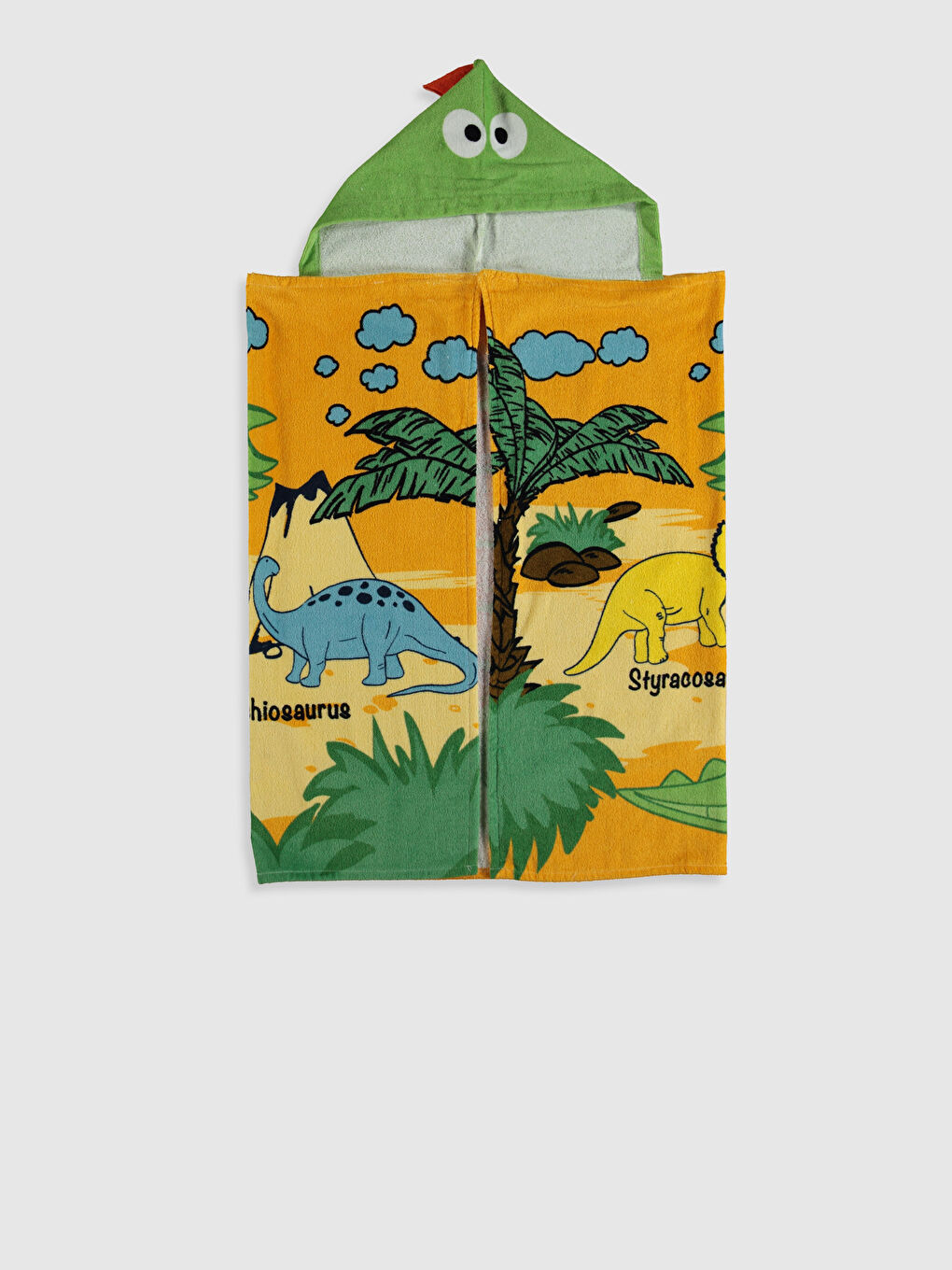 Yeşil Erkek Çocuk Kadife Kaftan-2