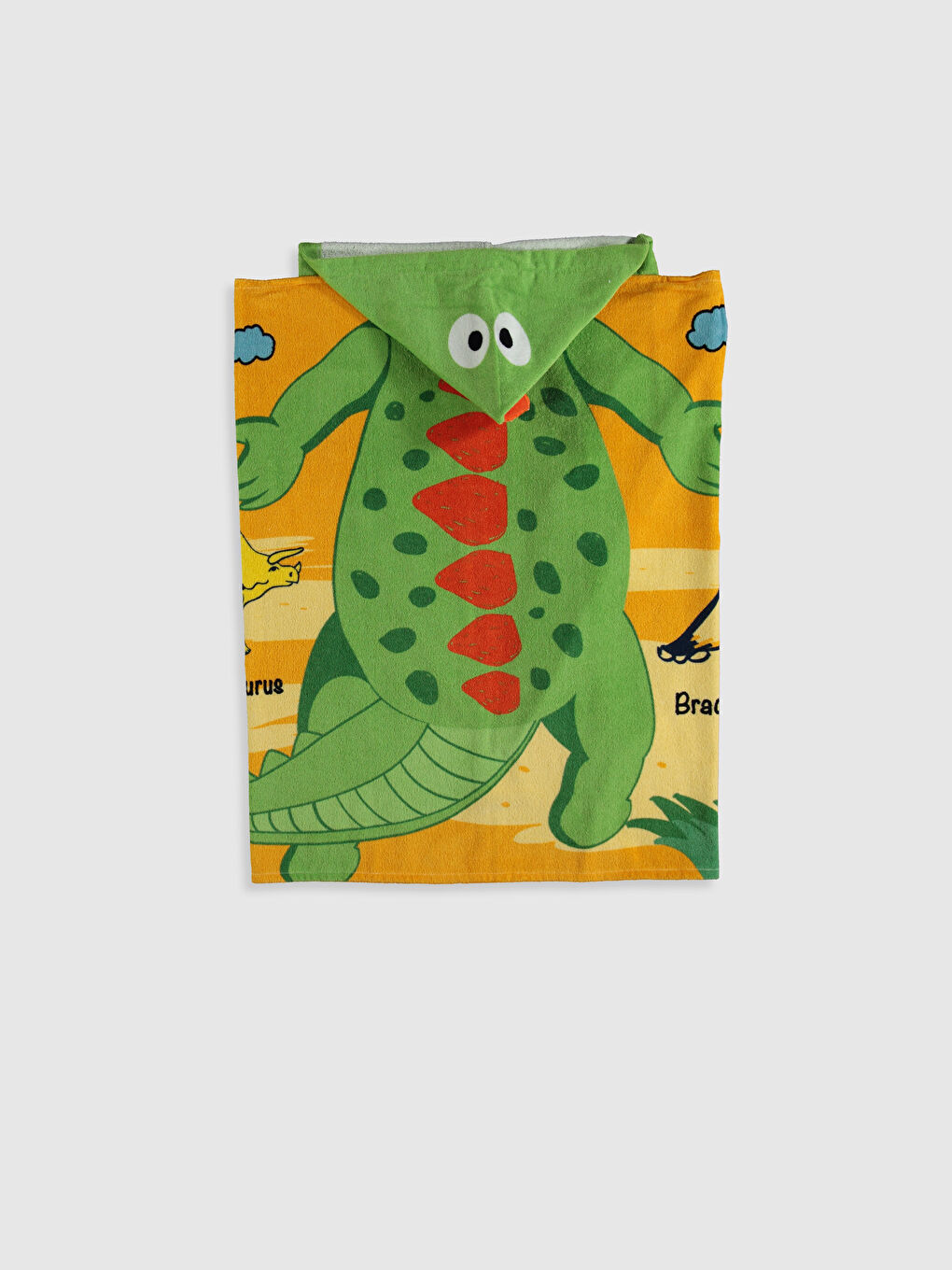 Yeşil Erkek Çocuk Kadife Kaftan-3