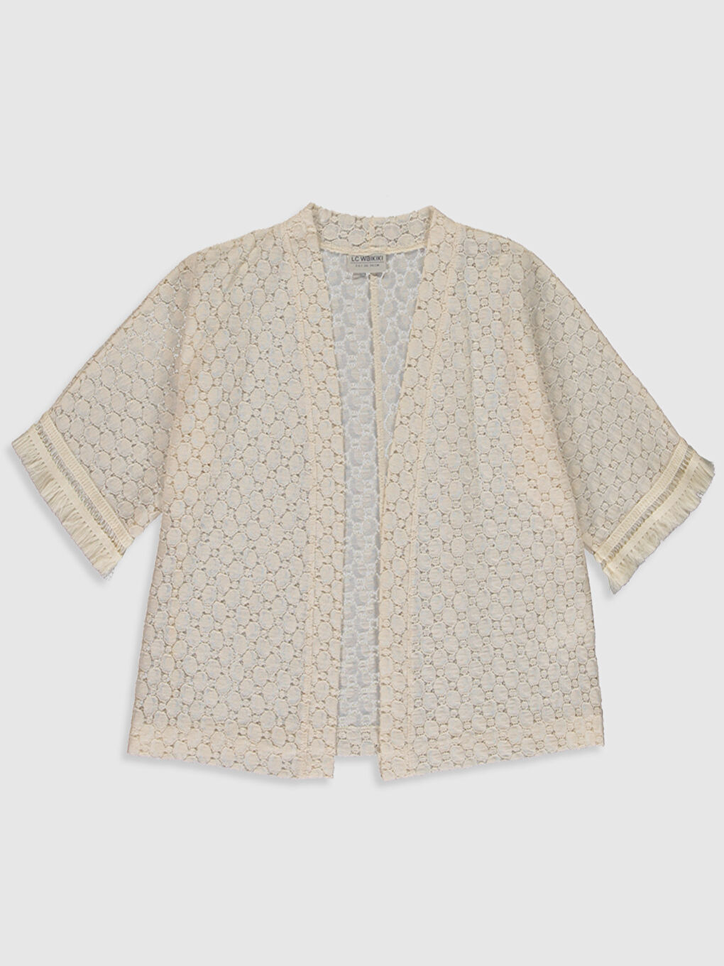 Bej Kız Çocuk Hırka