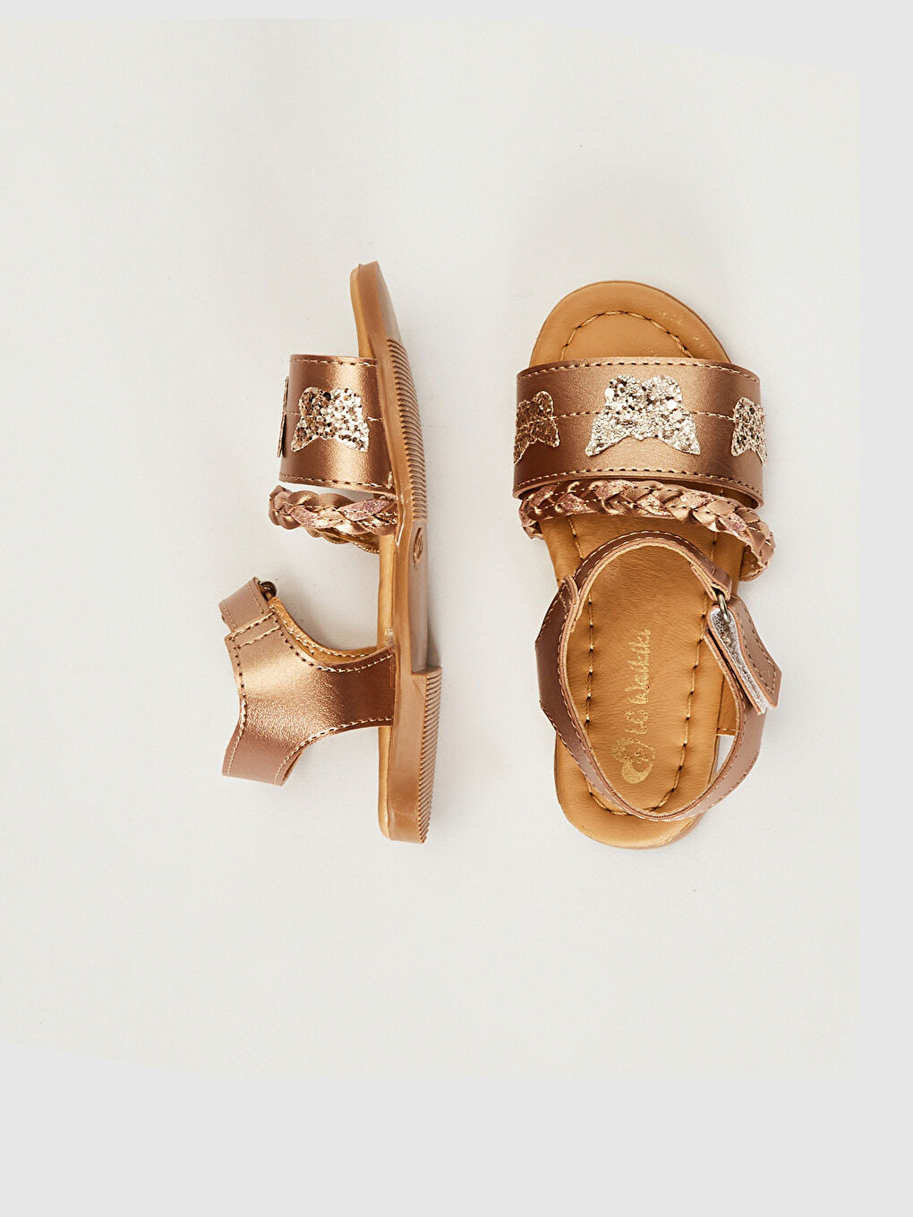 Sarı Bronz Sandalet-1