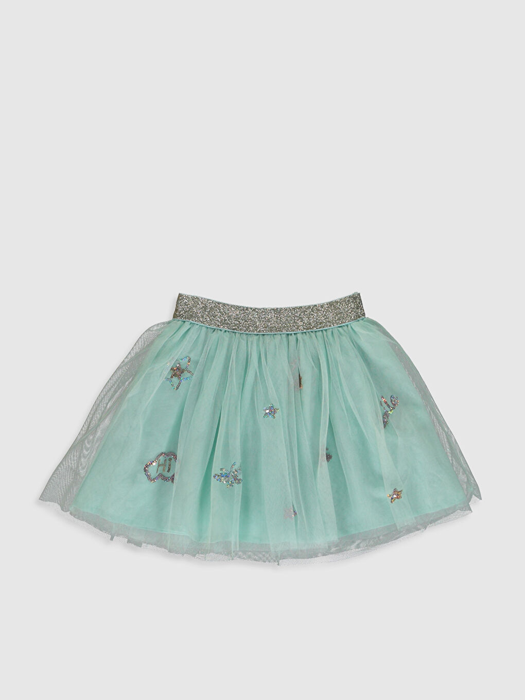 Turkuaz Kız Çocuk Etek
