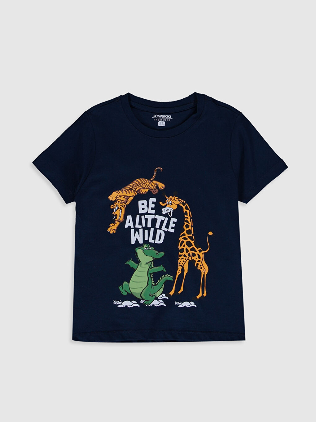 Gri Bisiklet Yaka Kısa Kollu Erkek Çocuk Pijama Takım-2