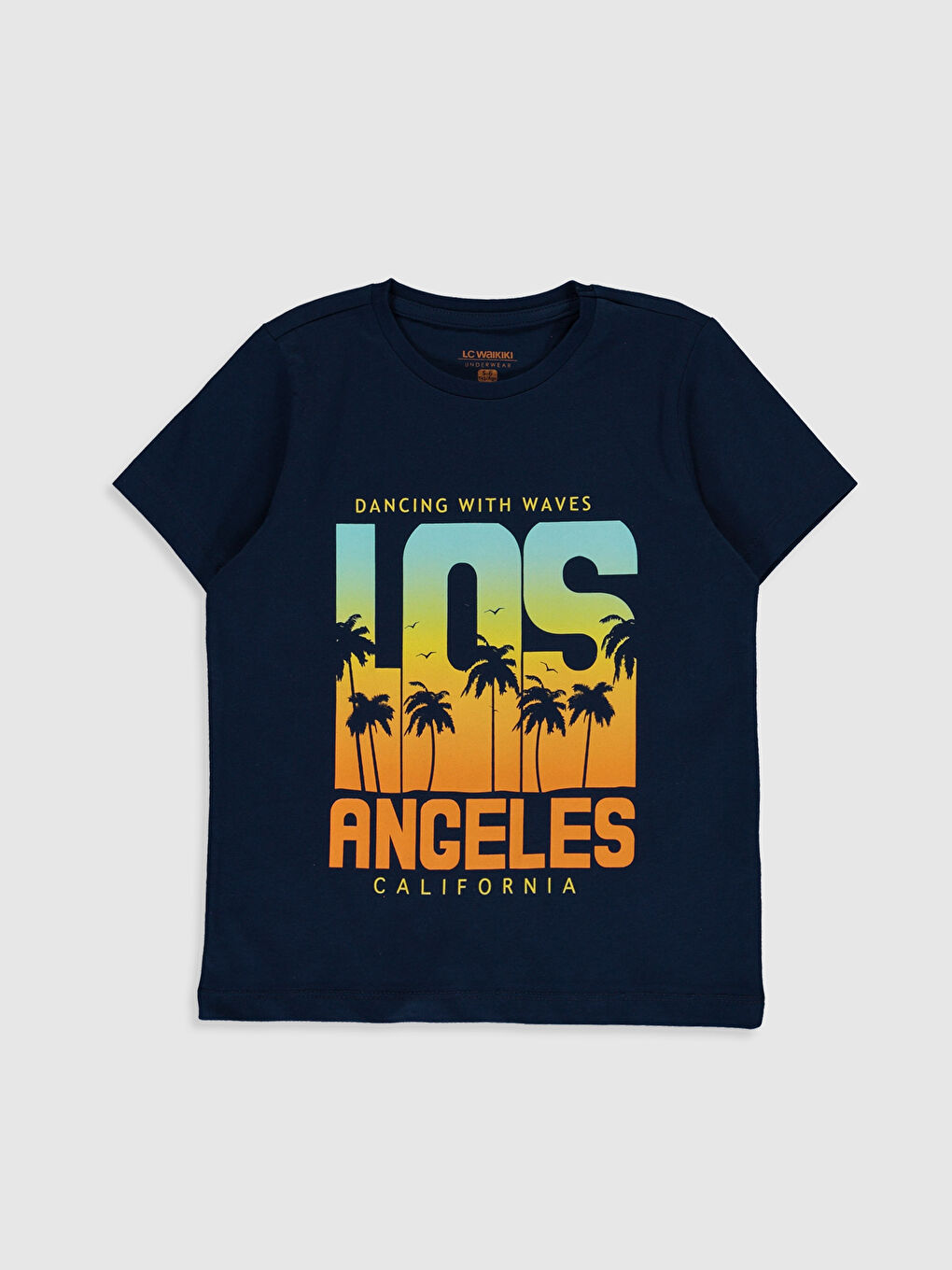 Gri Bisiklet Yaka Kısa Kollu Erkek Çocuk Pijama Takım-2