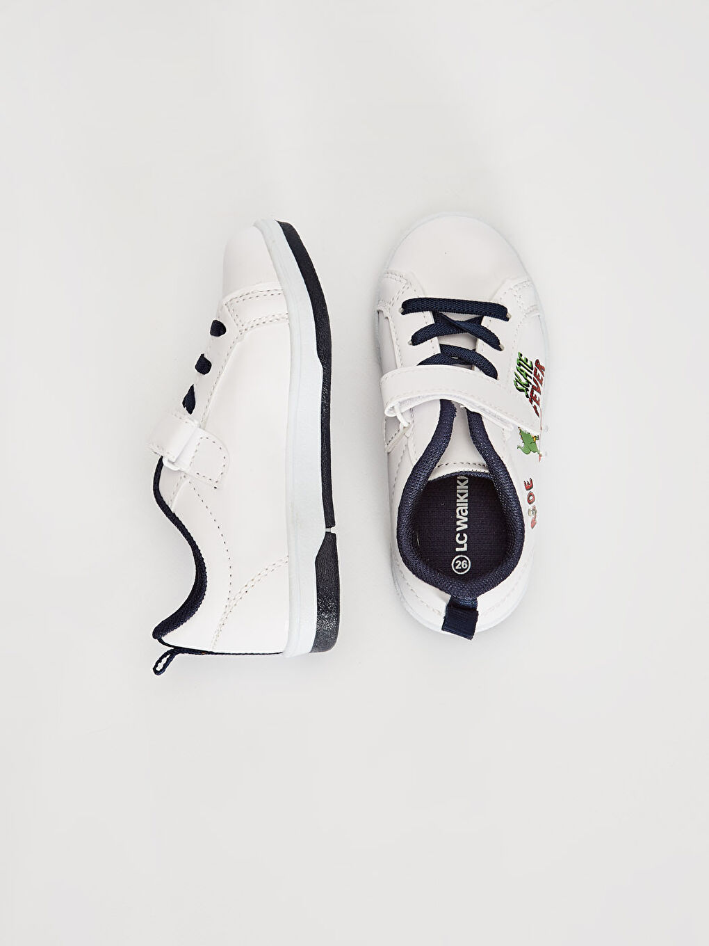 Beyaz Erkek Çocuk Işıklı Sneaker-1