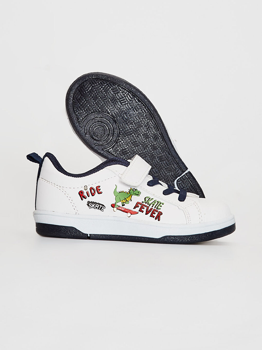 Beyaz Erkek Çocuk Işıklı Sneaker-2