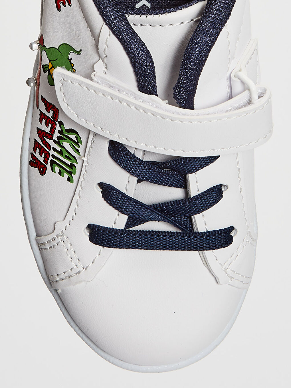 Beyaz Erkek Çocuk Işıklı Sneaker-4