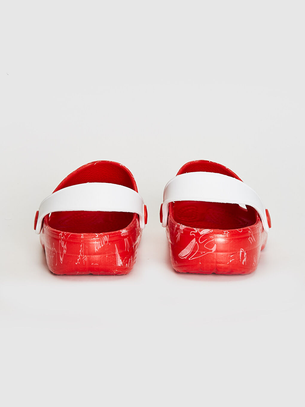 Мальчики Красный Сандалии-3