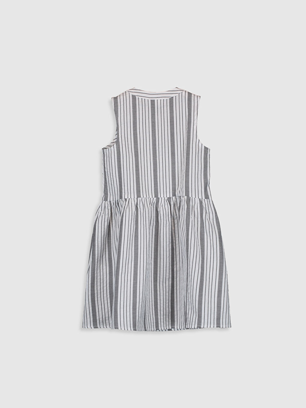 Crew Neck Girls' Dress-1