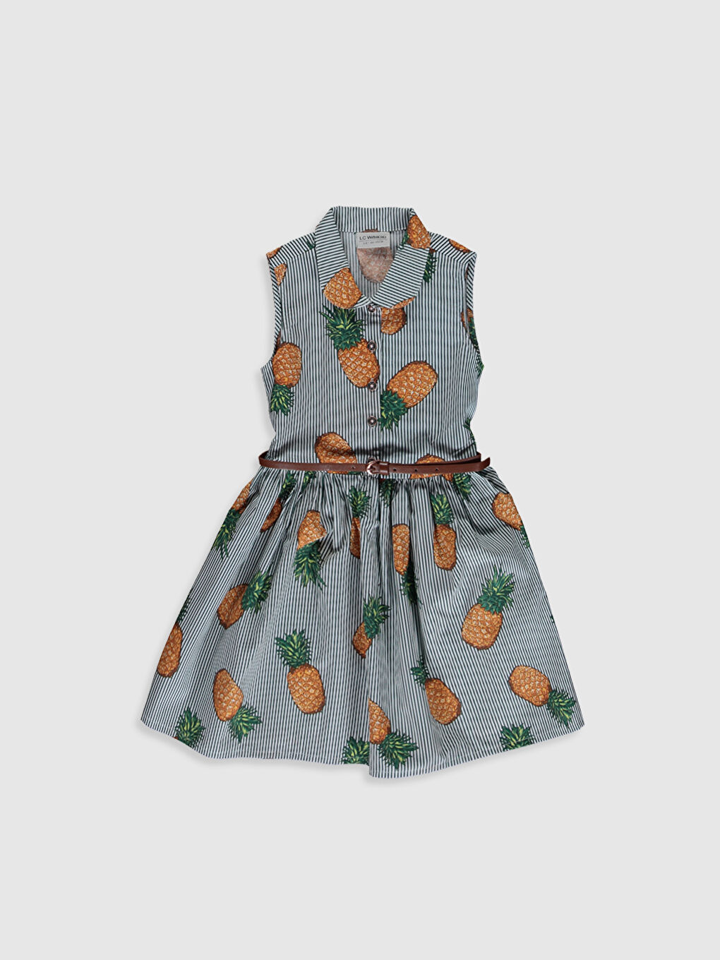 Yeşil Kız Çocuk Elbise