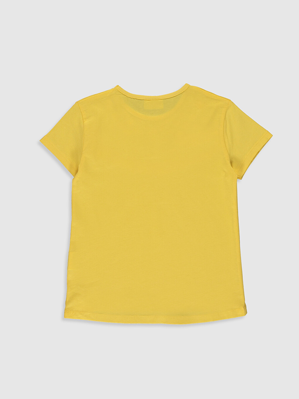 Tricou Pentru Fete Cu Guler Rotund Și Mânecă Scurtă-1