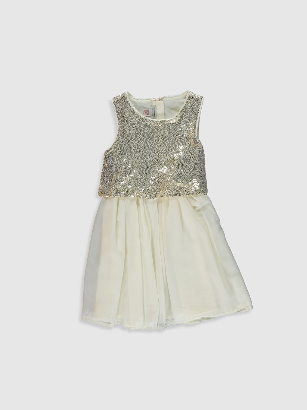 Robe Col Rond pour Filles-1