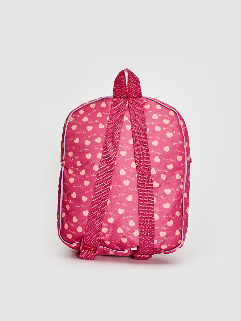 Fuşya Baskılı Sırt Çantası-1