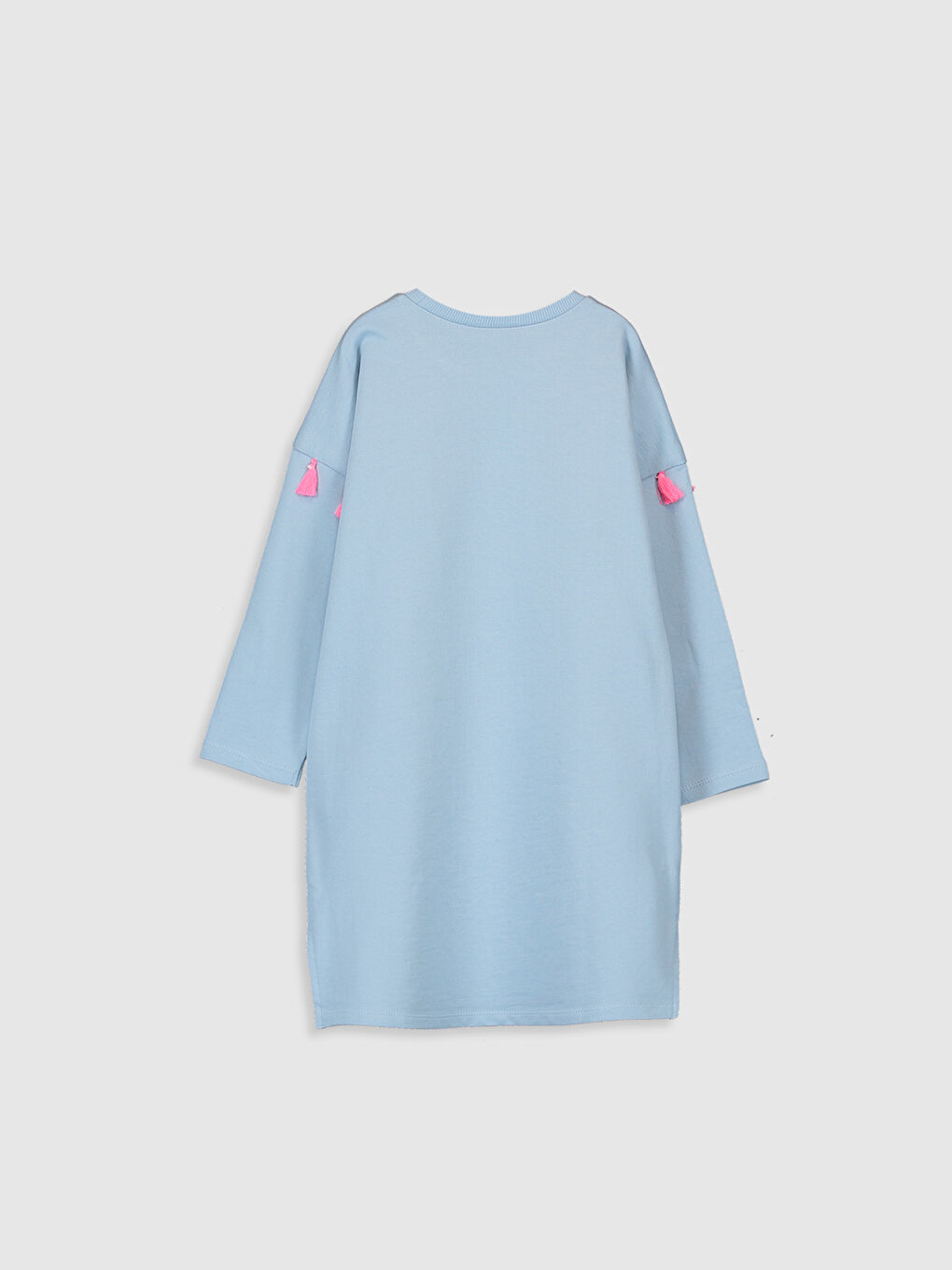 فستان بناتي مطبوع سويتشيرت-1