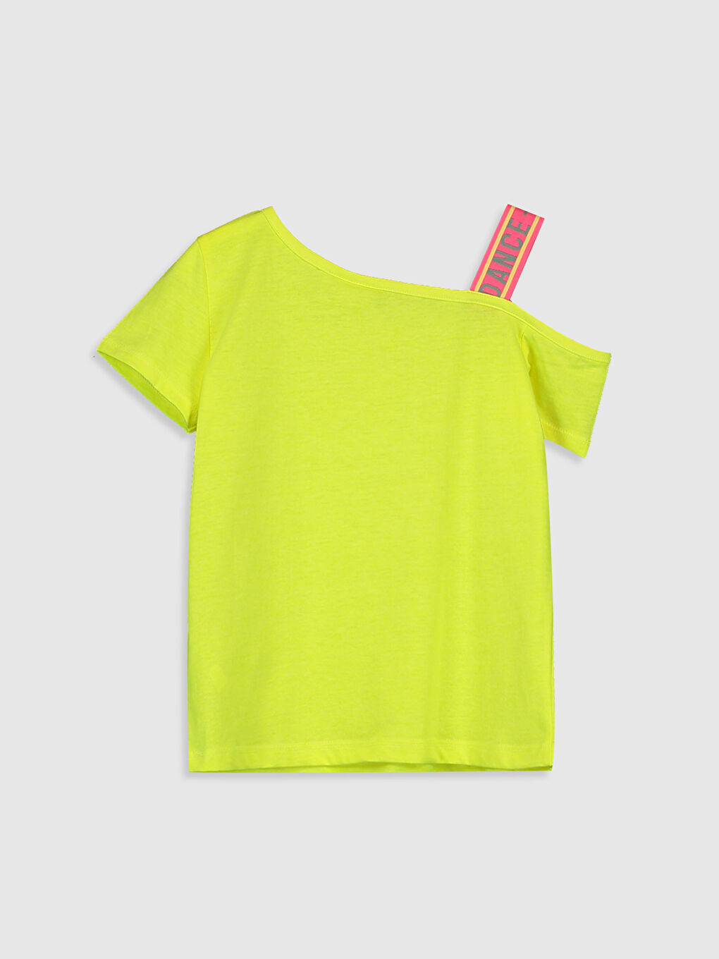 LCW Kids Boat Neck Short Sleeve Girls T-Shirt -0SI141Z4-CVQ