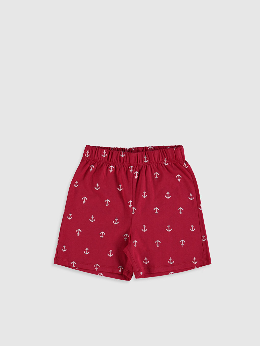 Beyaz Bisiklet Yaka Kısa Kollu Kız Çocuk Pijama Takım-8