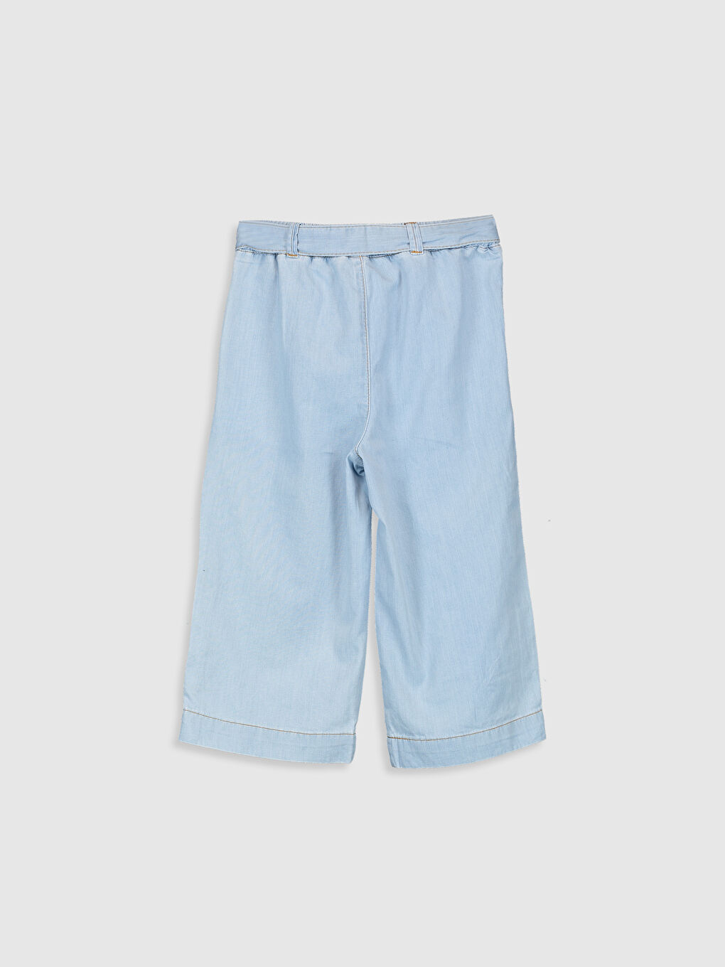 بنطلون جينز كابري للبنات-1