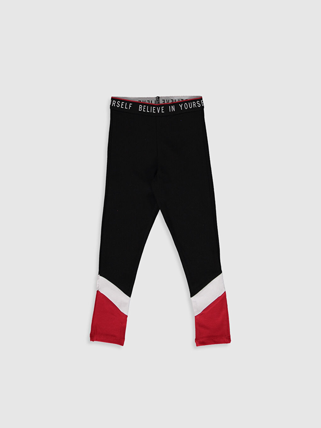 Siyah Kız Çocuk Pamuklu Uzun Tayt Anne Kız Kombini