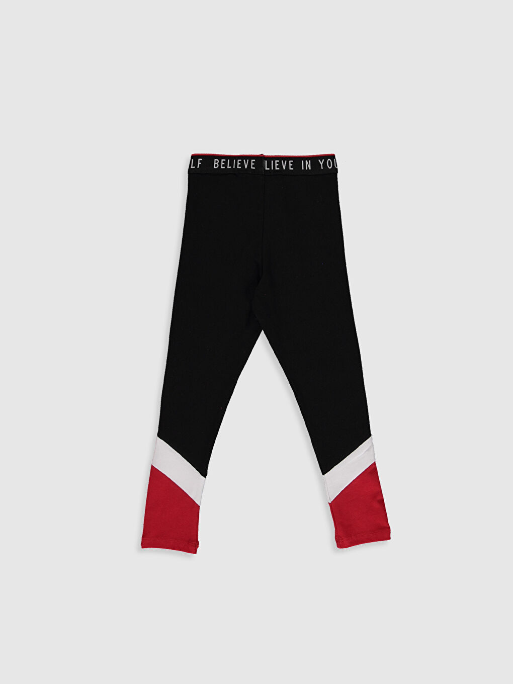 Siyah Kız Çocuk Pamuklu Uzun Tayt Anne Kız Kombini-1