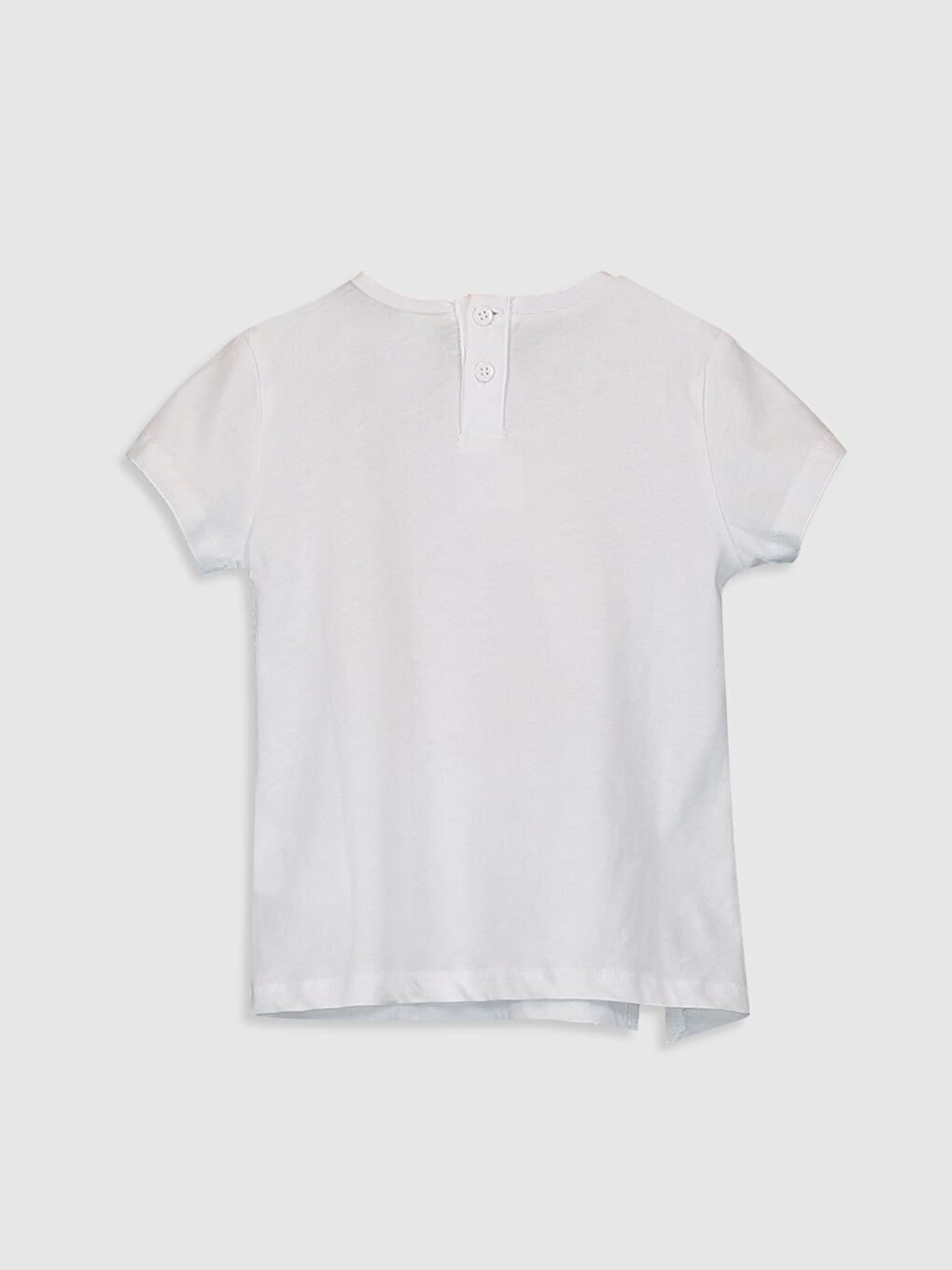 تيشيرت قطن مطبوع ميكي ماوس للبنات الصغيرات طقم متطابق للأم والبنت-1