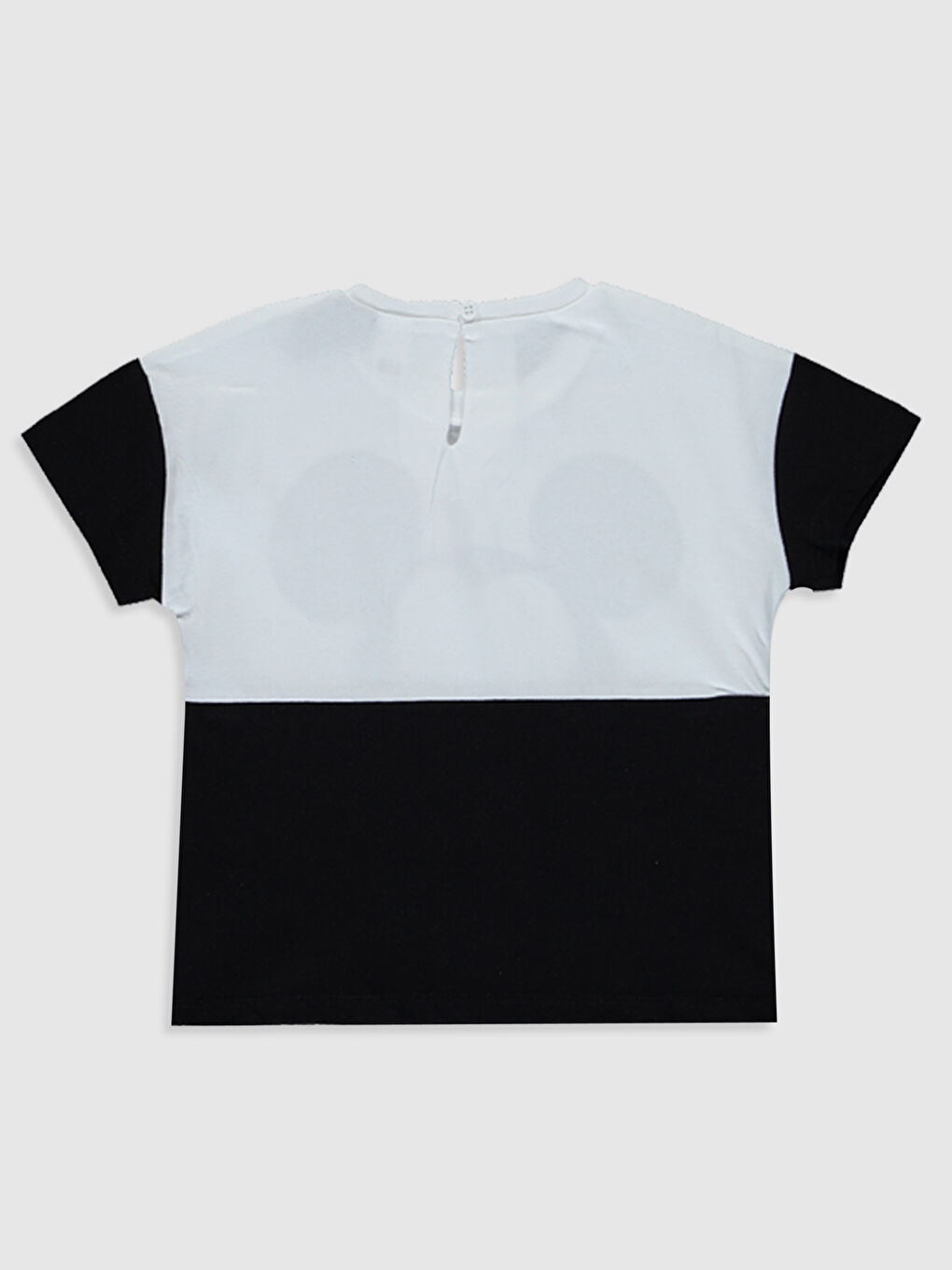 Baby Girl's's Mickey Mouse Printed T-Shirt Mother and Daughter Matching-1