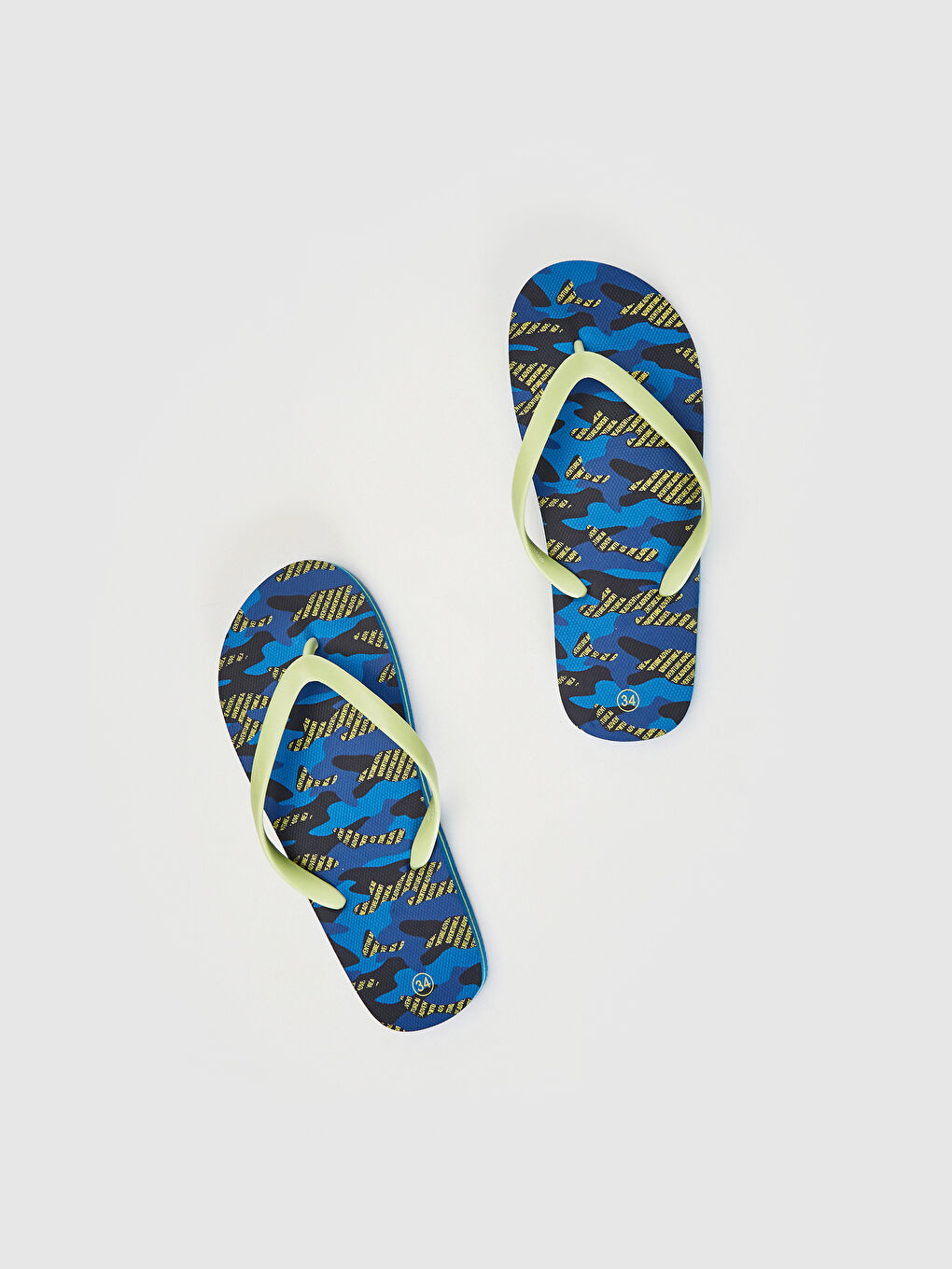 LCW STEPS Printed Flip Flops Boy's Beach Slippers -0SK020Z4-CRP