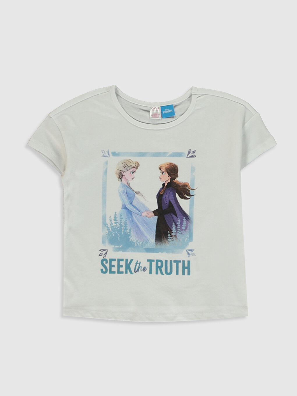 Beyaz Bisiklet Yaka Kısa Kollu Kız Çocuk Pijama Takım-2