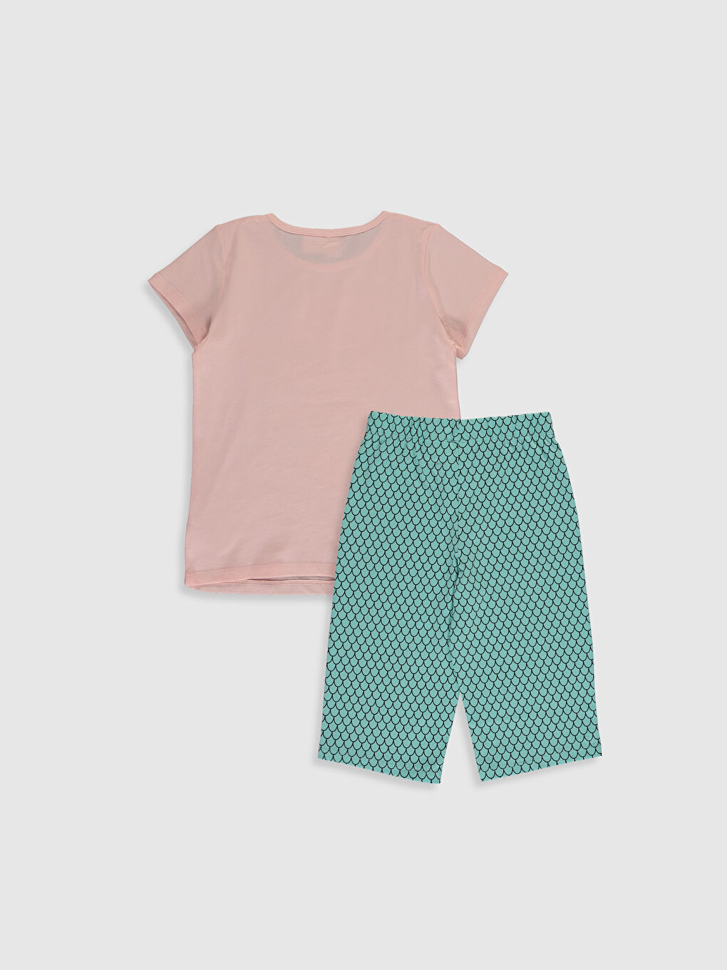 Pembe Bisiklet Yaka LOL Surprise OMG Lisanslı Kısa Kollu Kız Çocuk Pijama Takımı-1