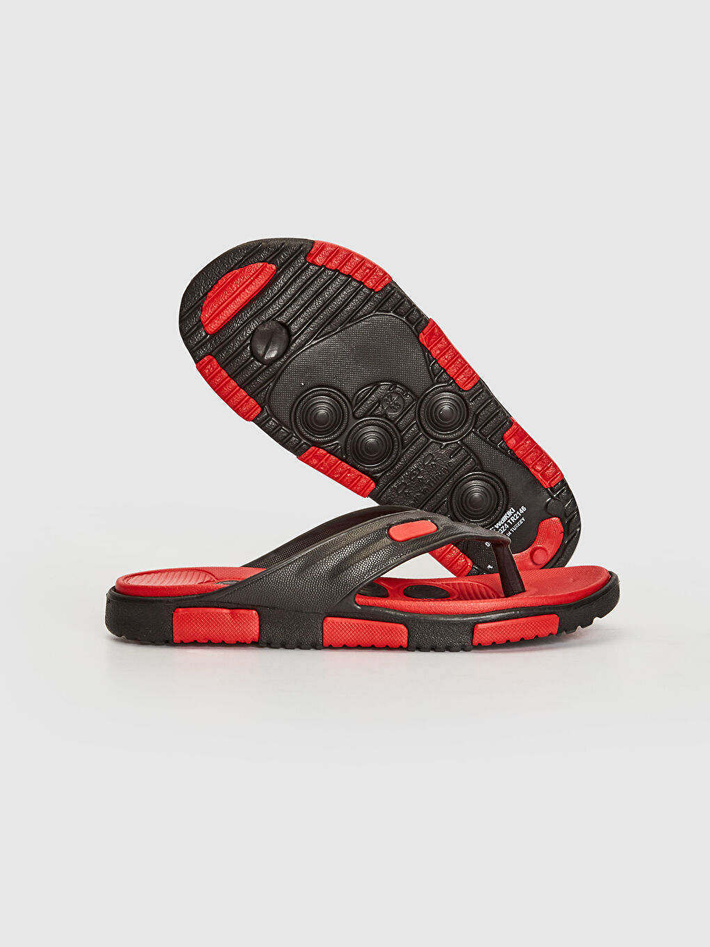 Kırmızı Erkek Çocuk Parmak Arası Plaj Terliği-2