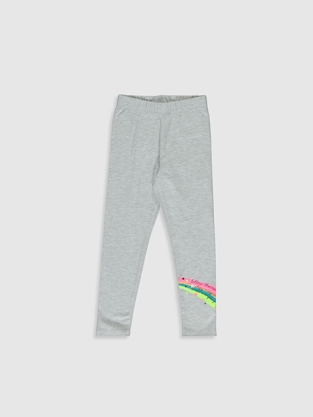 Gri Kız Çocuk Tayt