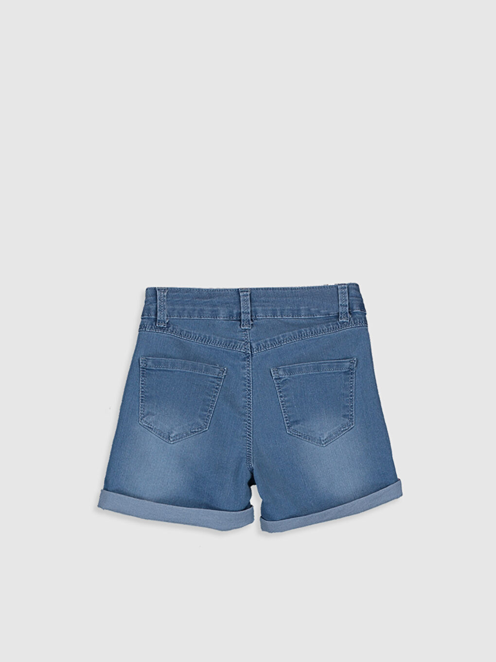 İndigo Kız Çocuk Jean Şort-1