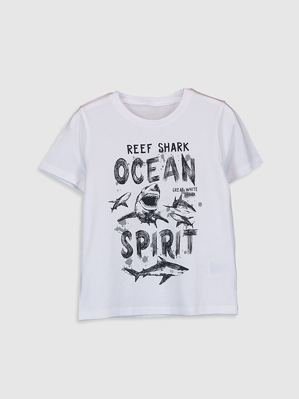 Хлопковая футболка с принтом для мальчиков