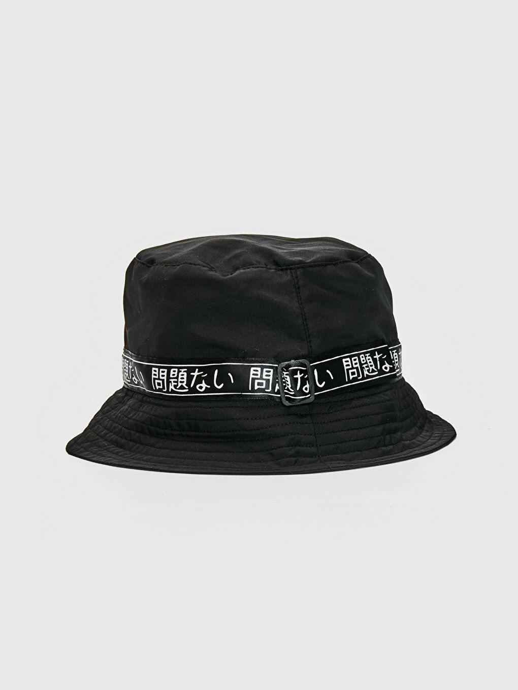 قبعة دلو اسود فتاة-2