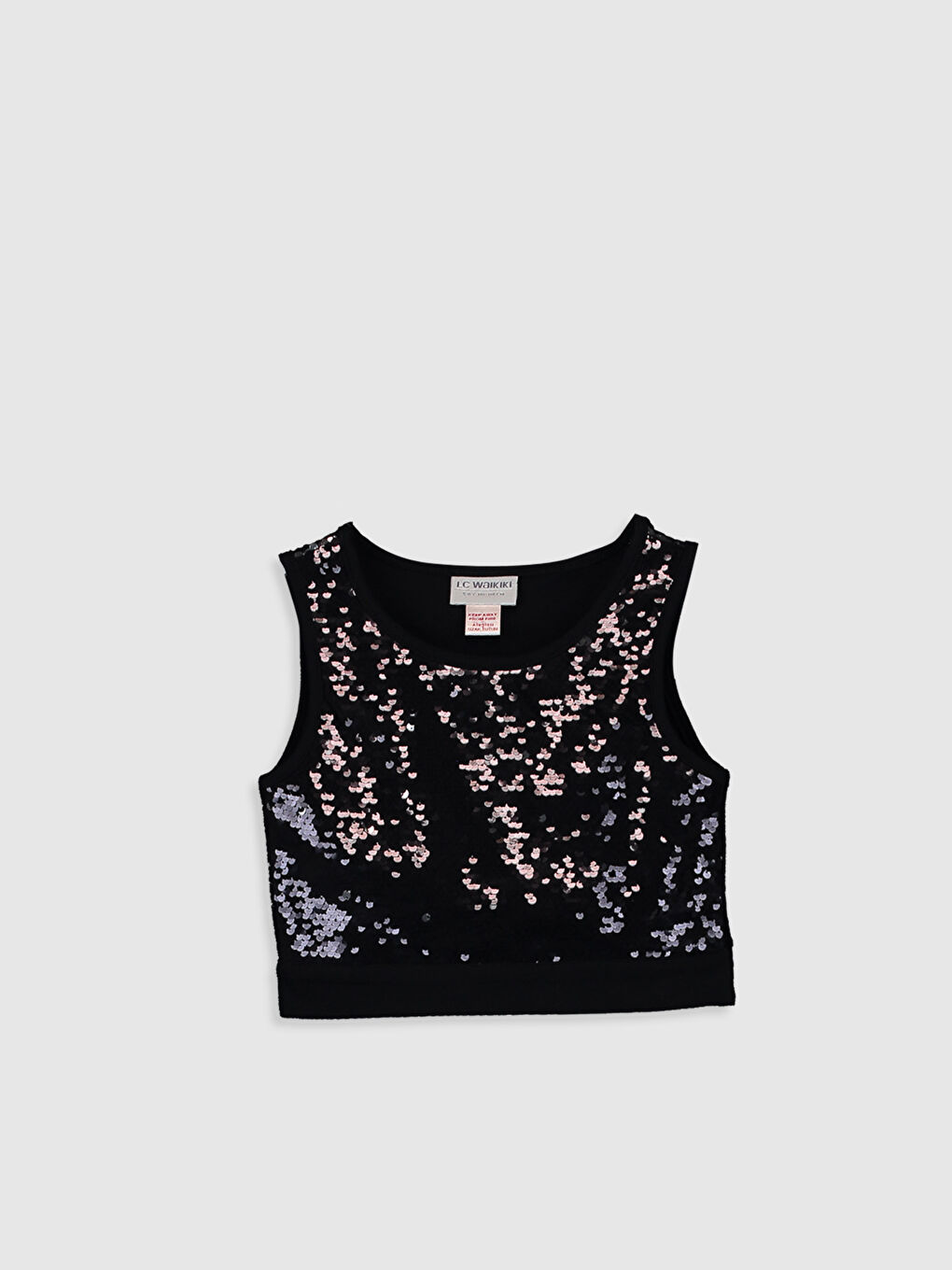 قميص داخلي بناتي مطرز بالترتر