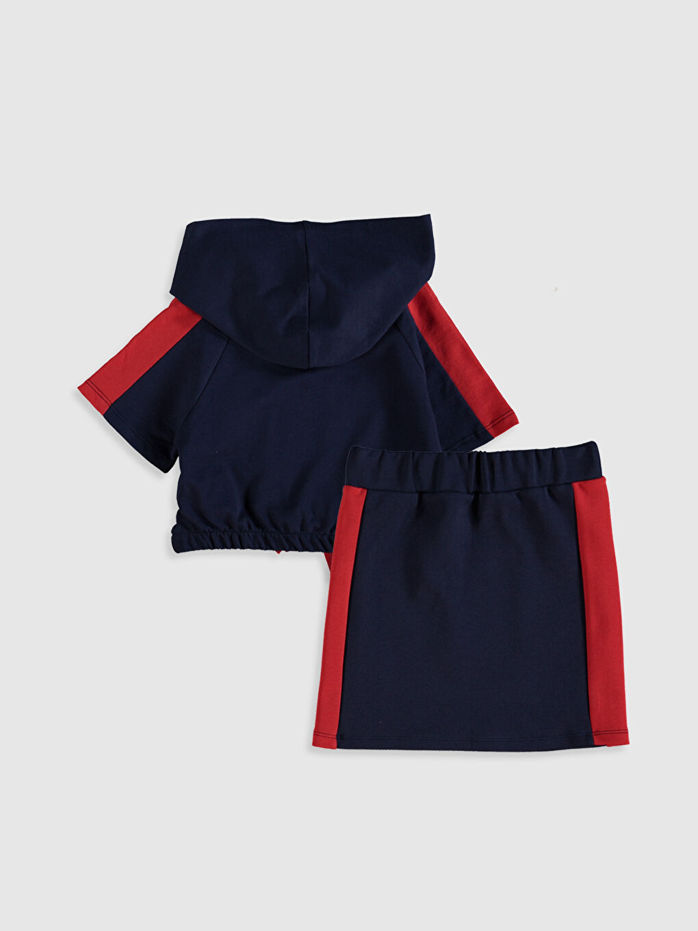 Short Sleeve Girls' Suit-1