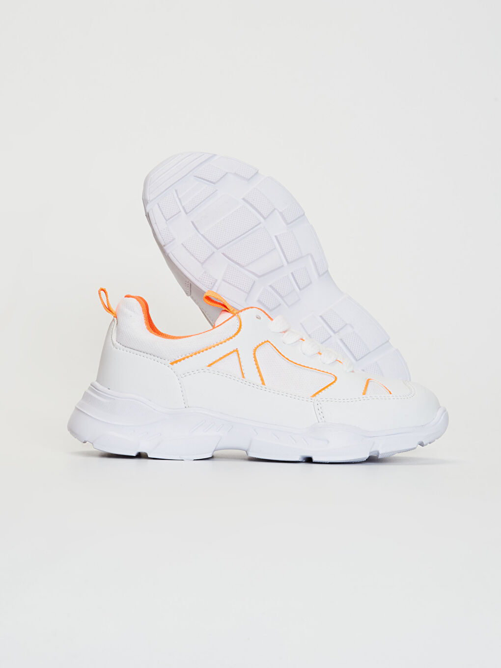 Girl ORANGE Sneakers-2