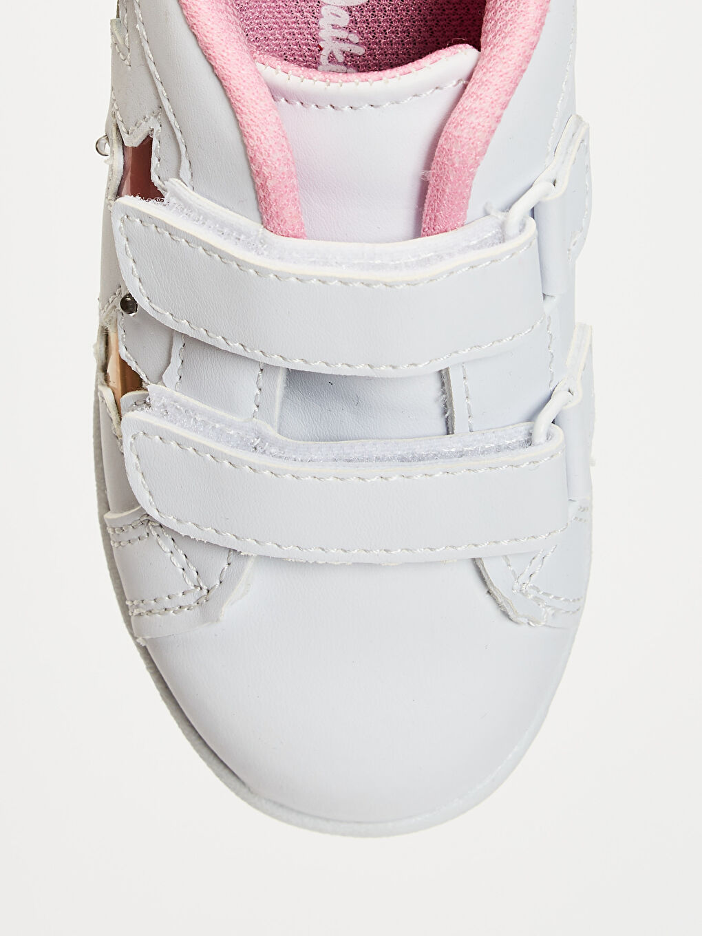 Beyaz Kız Çocuk Işıklı Spor Ayakkabı-4