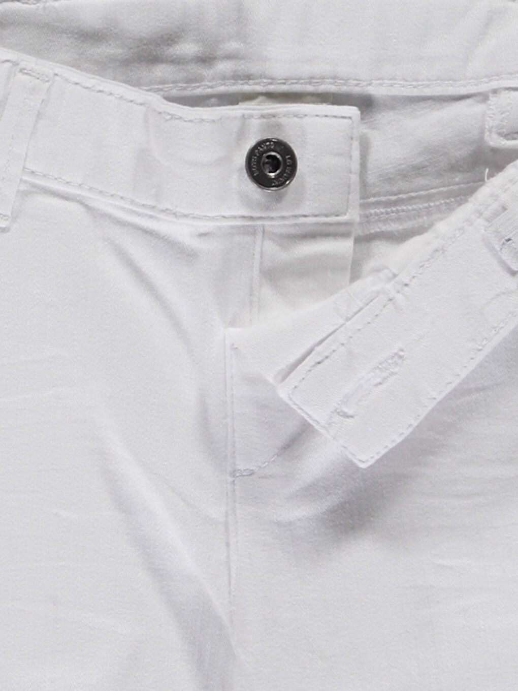 Beyaz Erkek Çocuk Gabardin Şort-2