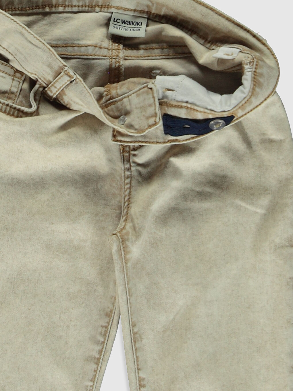 Bej Süper Skinny Erkek Çocuk Jean Pantolon-2