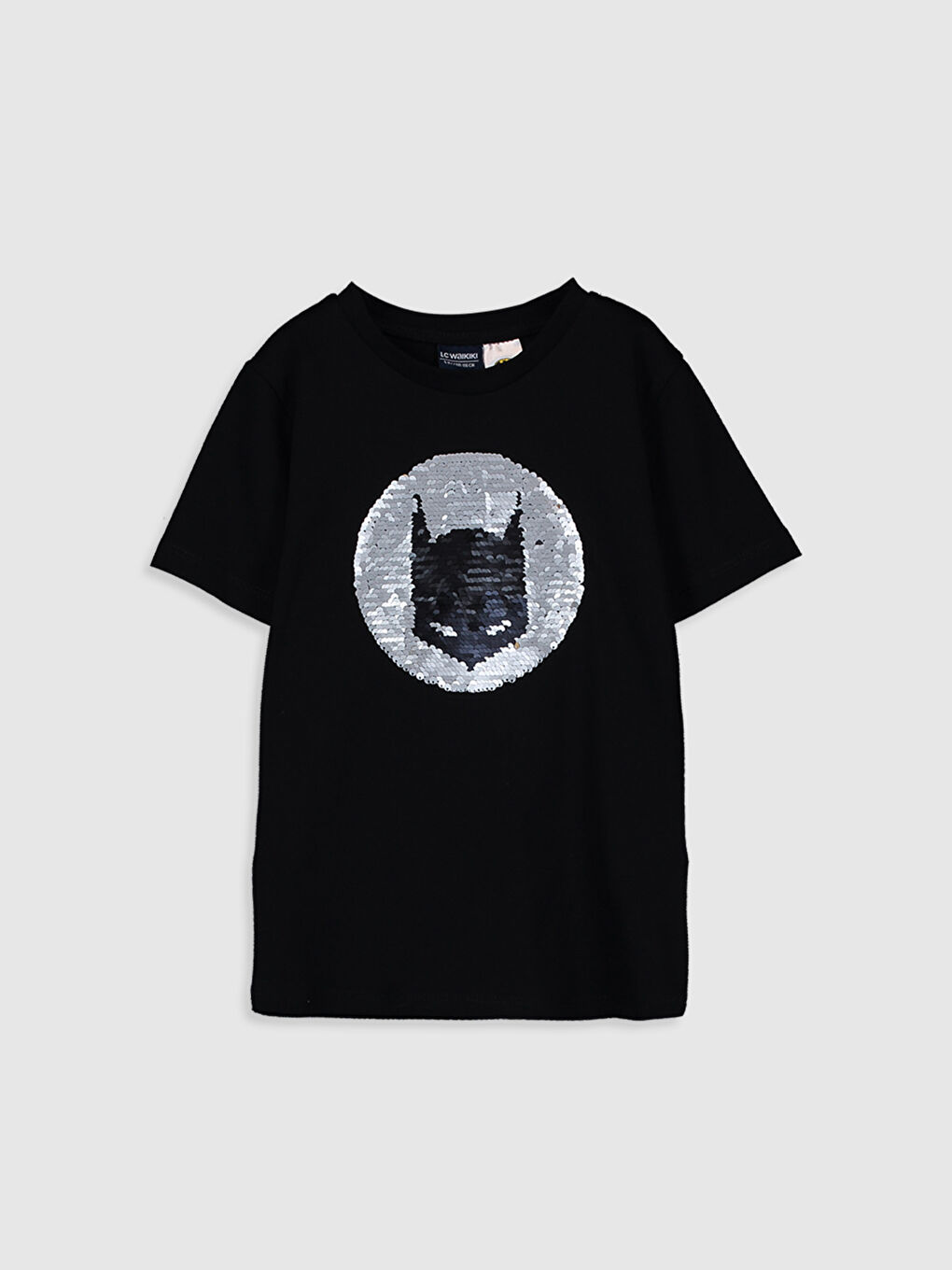 LCW Kids Boy's Double-Sided Sequin Batman T-Shirt -0SC674Z4-CVL