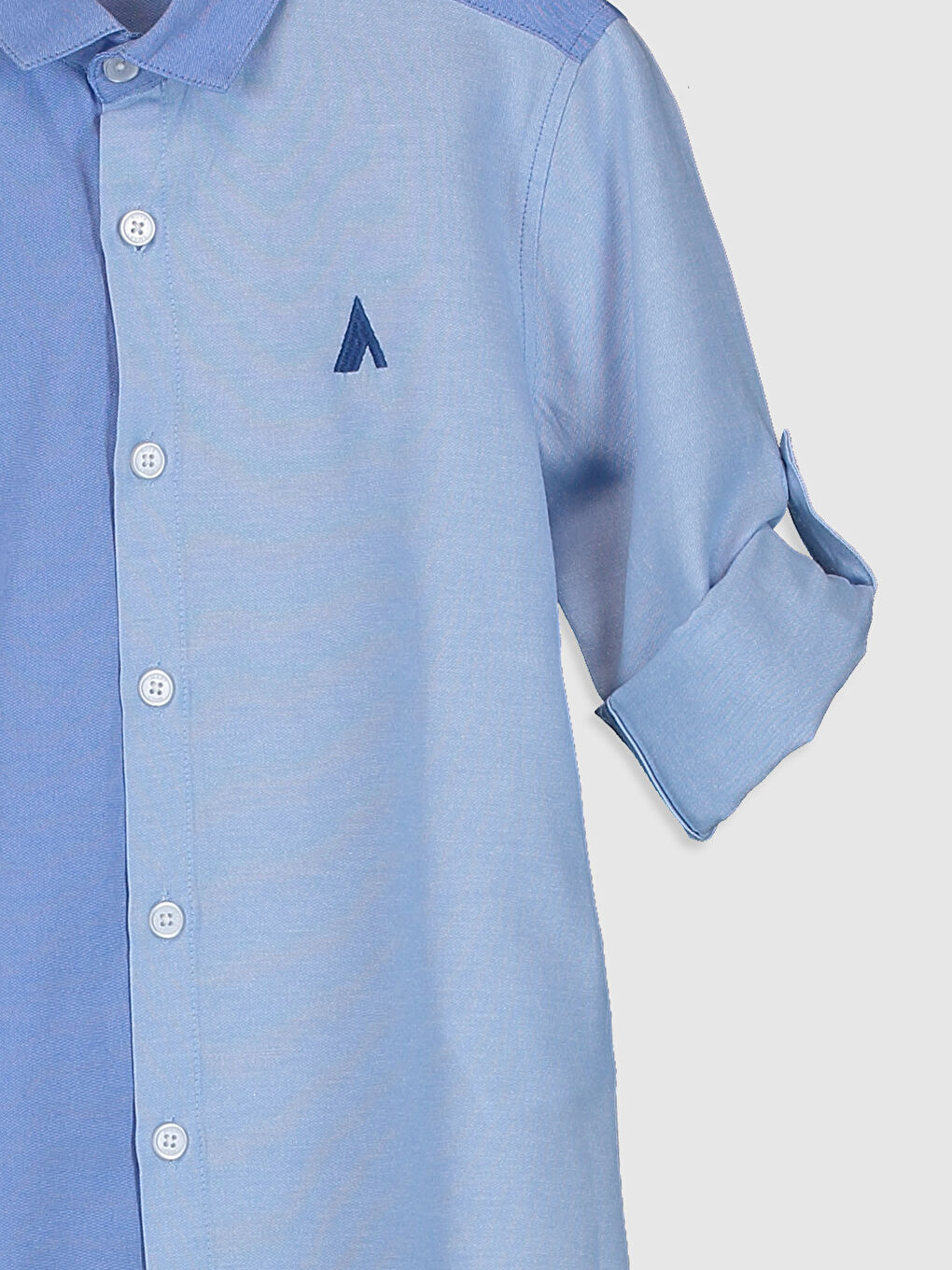 Turkuaz Erkek Çocuk Oxford Gömlek-2