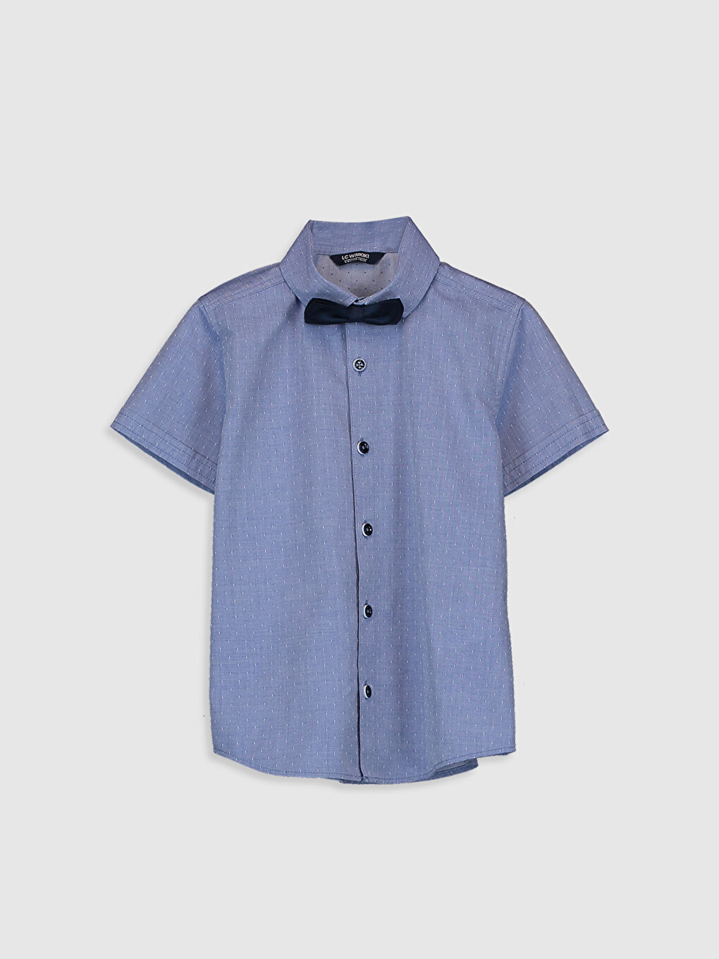 Mavi Erkek Çocuk Gömlek ve Papyon