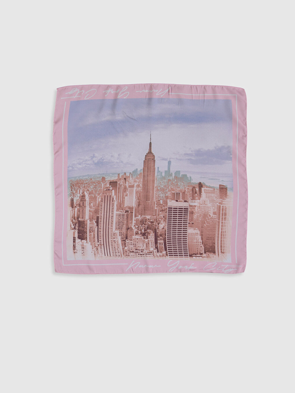 Karışık Kız Çocuk Desenli Saten Bandana-1