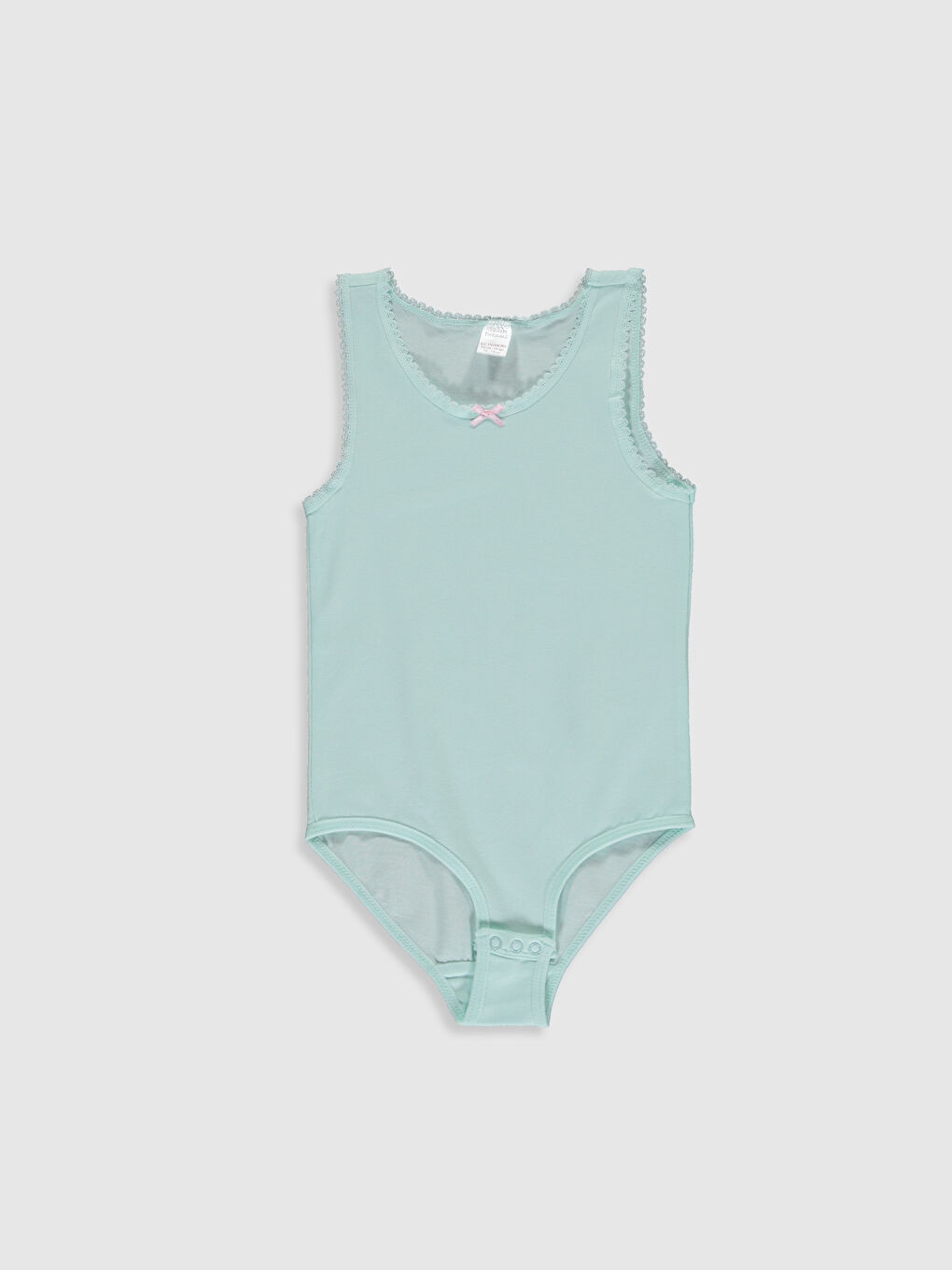 ياقة دائرية قطن بدلة جسم للبنات بسحاب بسحاب - مجموعتين-3